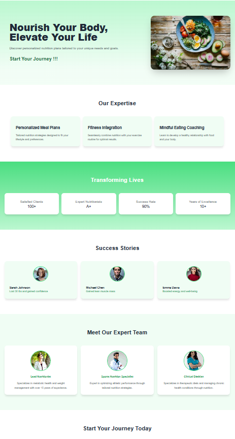 Restaurant website