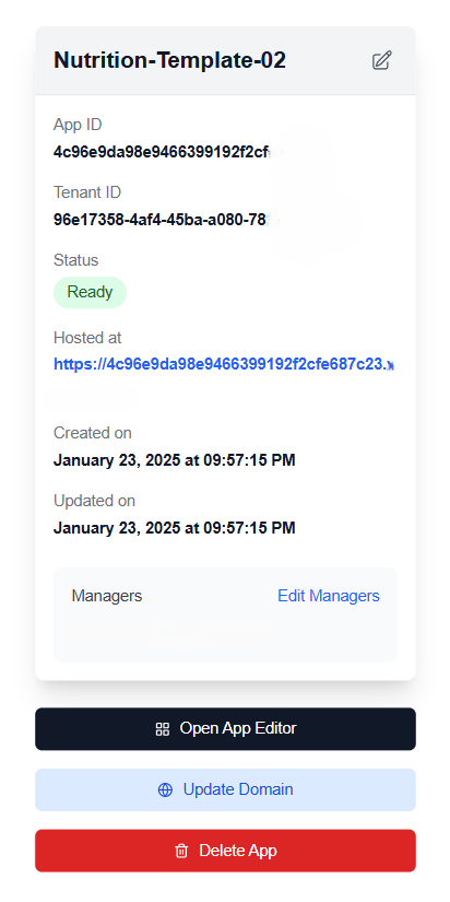 Step 04 - App Details & Management